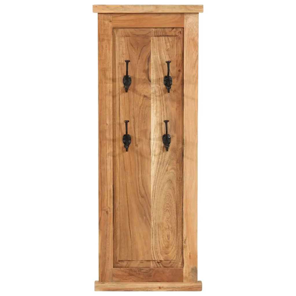 vidaXL Coat Racks 2 pcs Solid Wood Acacia 38x100 cm