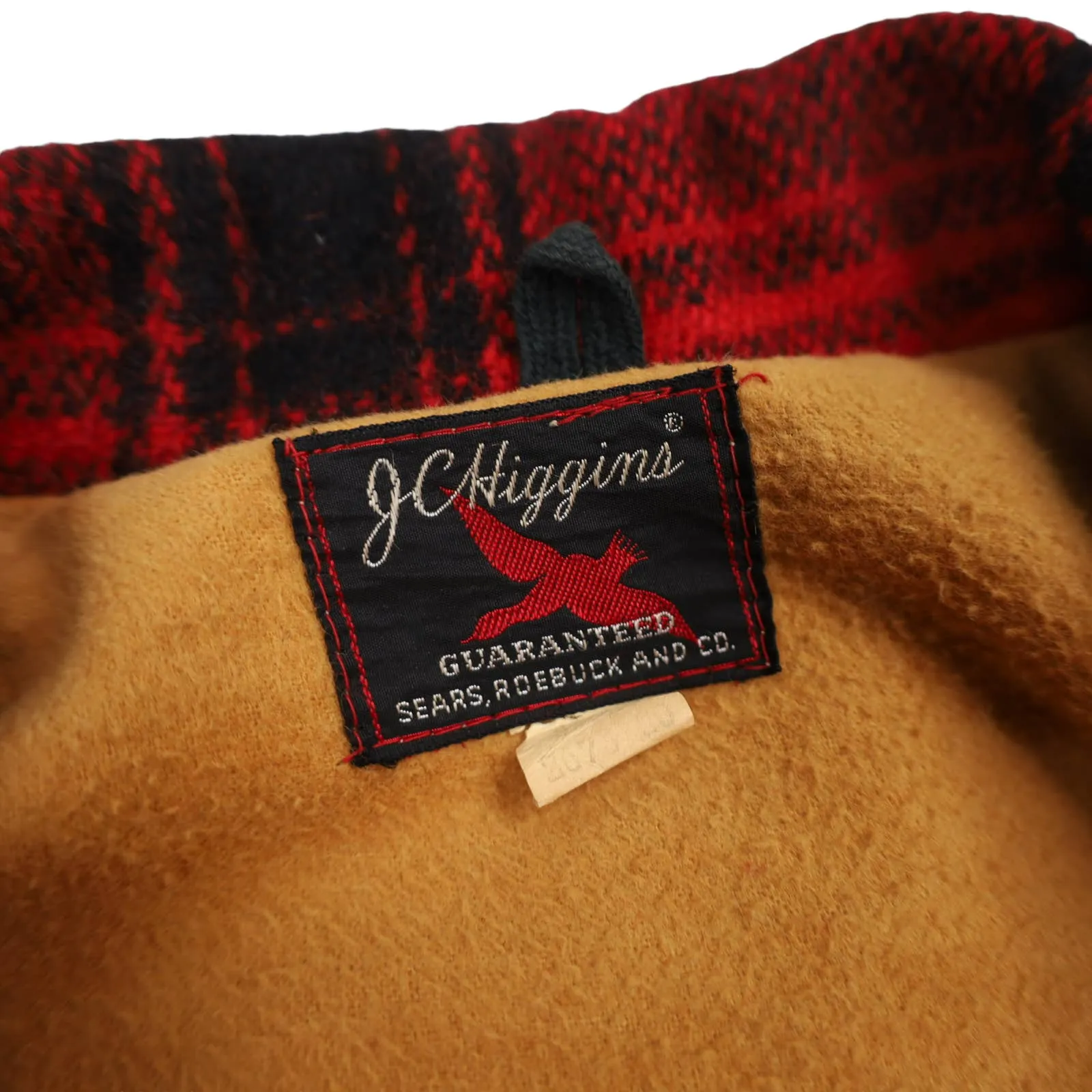 Vintage JC Higgins Wool Mackinaw Heavy Hunting Coat - L