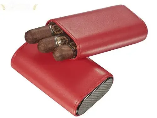 Visol Burgos Leather Travel Cigar Case