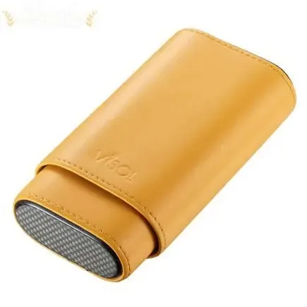 Visol Burgos Leather Travel Cigar Case