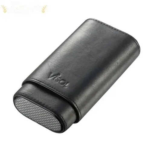 Visol Burgos Leather Travel Cigar Case