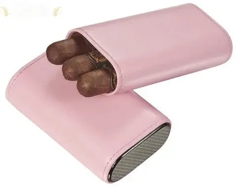 Visol Burgos Leather Travel Cigar Case