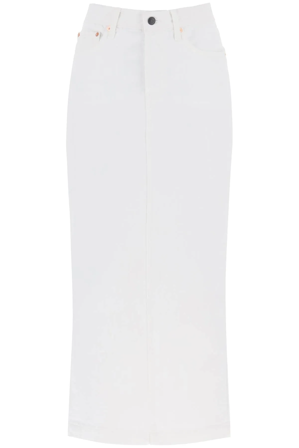 Wardrobe.Nyc Denim Column Skirt With A Slim