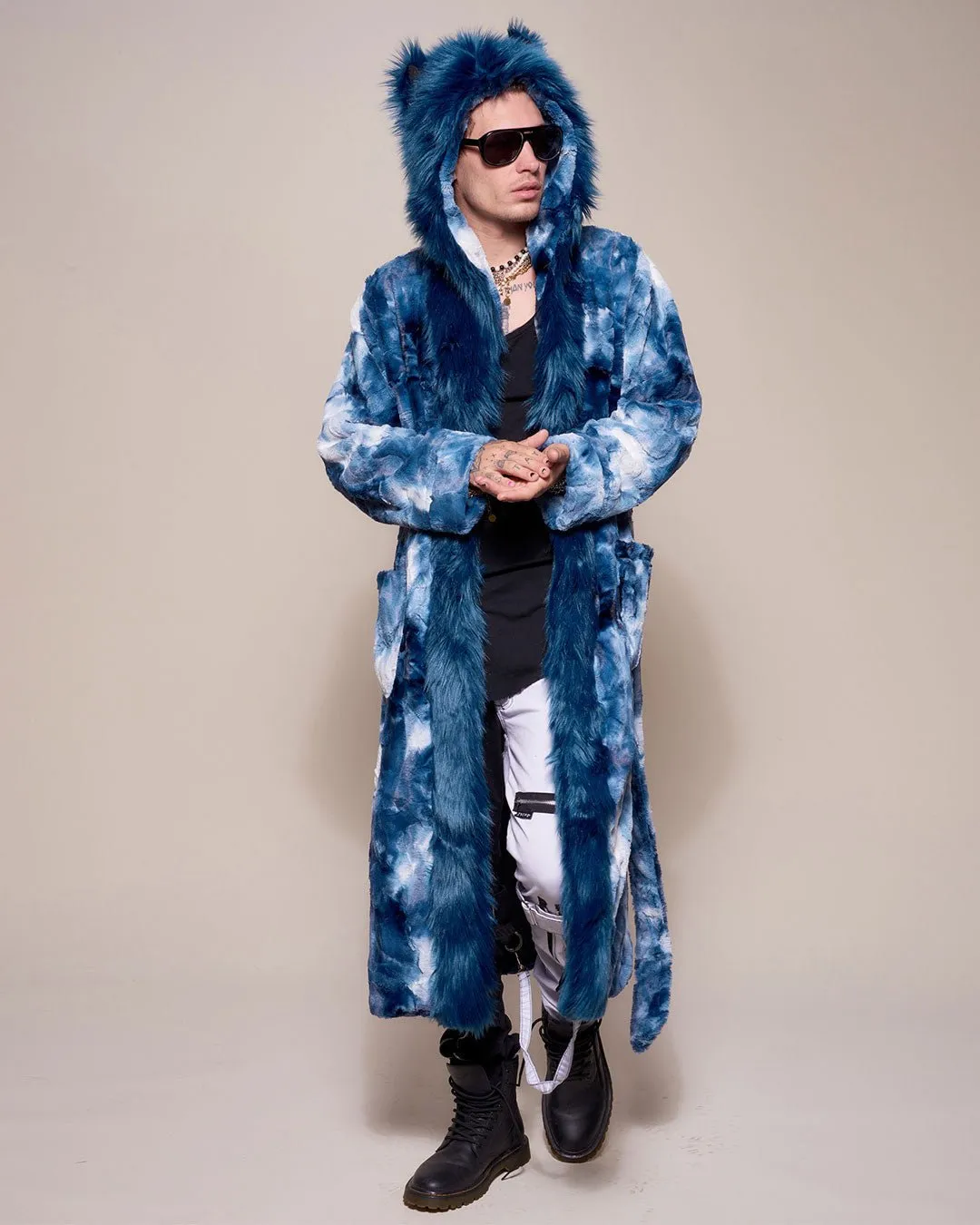 Water Wolf Classic Faux Fur Style Robe | Men's