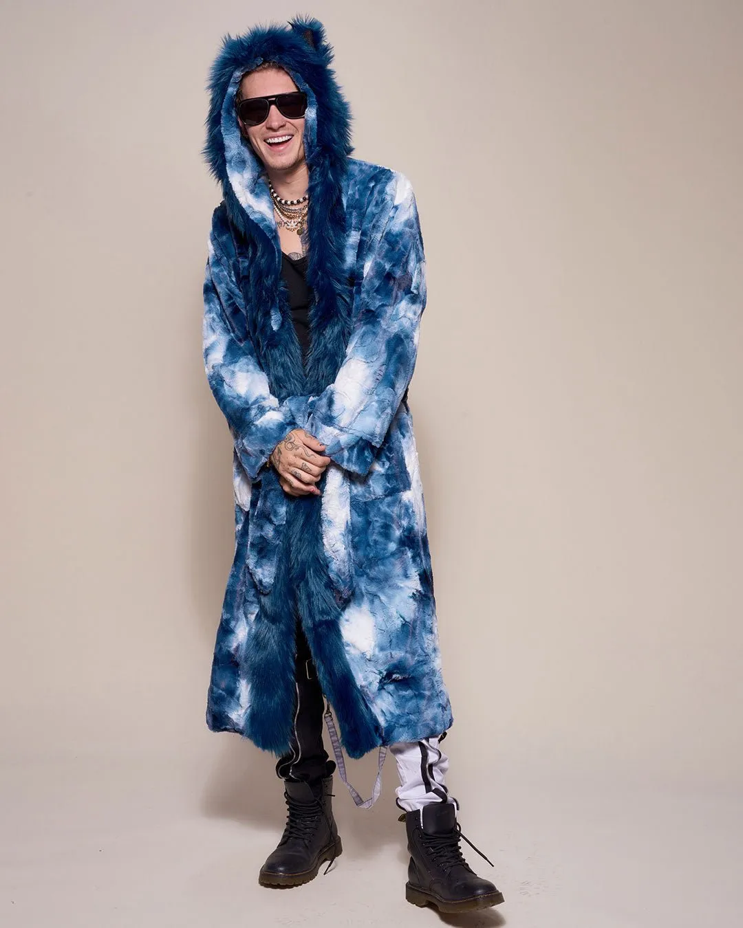 Water Wolf Classic Faux Fur Style Robe | Men's