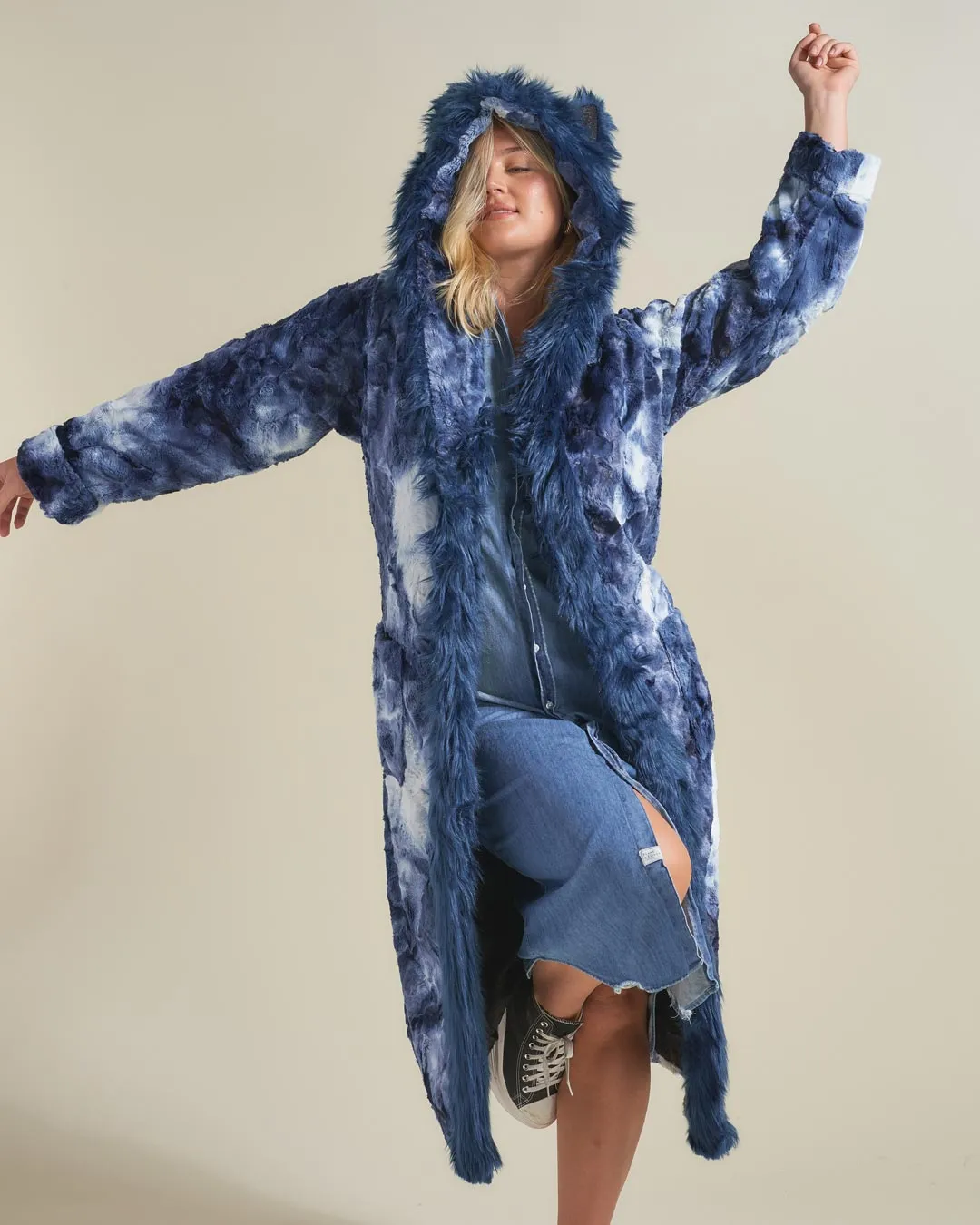 Water Wolf Classic Faux Fur Style Robe | Women's