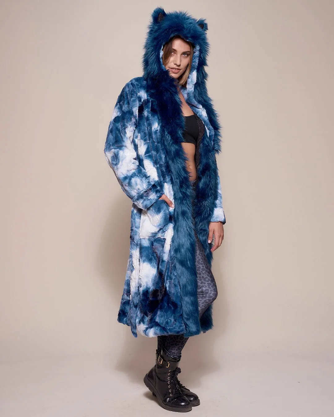 Water Wolf Classic Faux Fur Style Robe | Women's