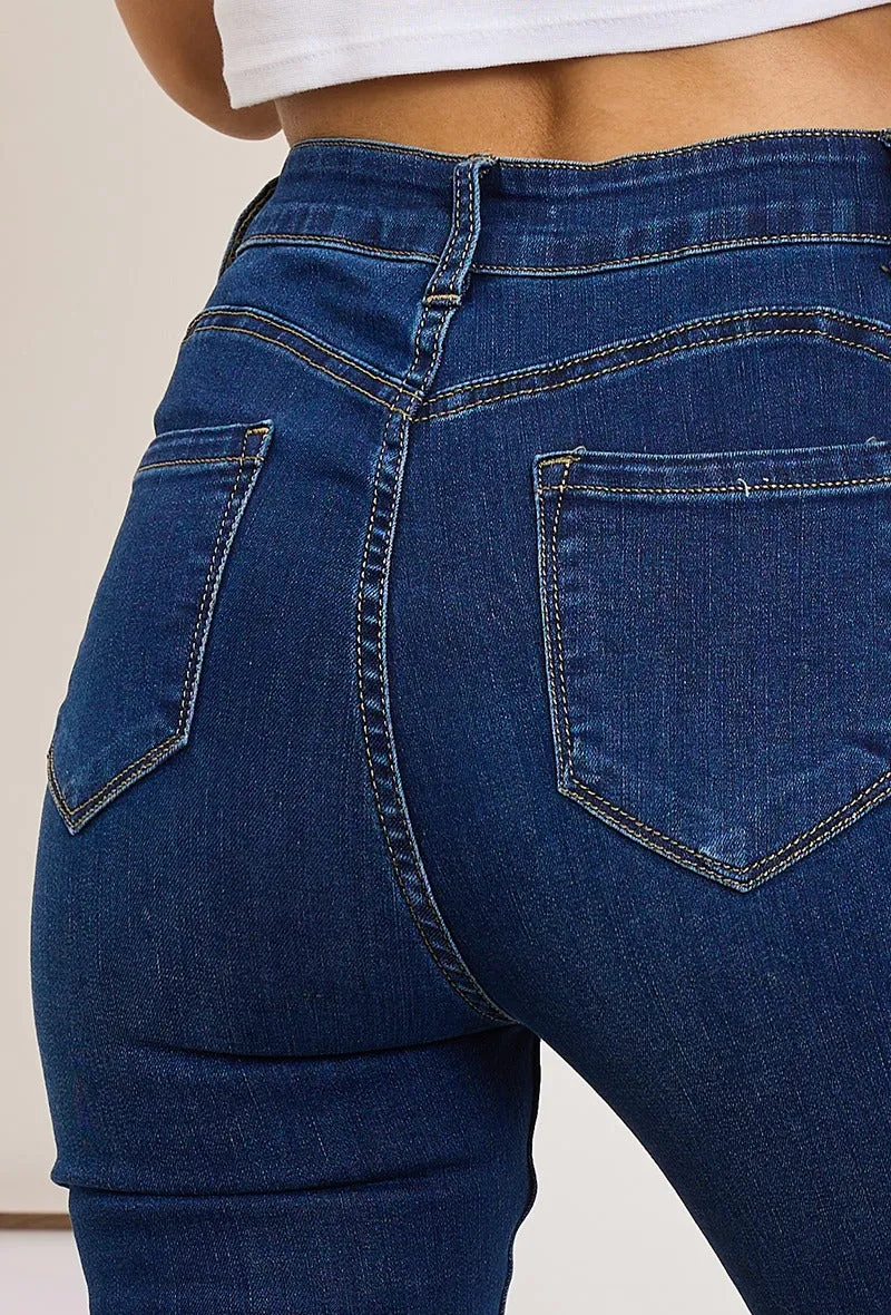 Wholesale Denim Push Up Flare Jeans