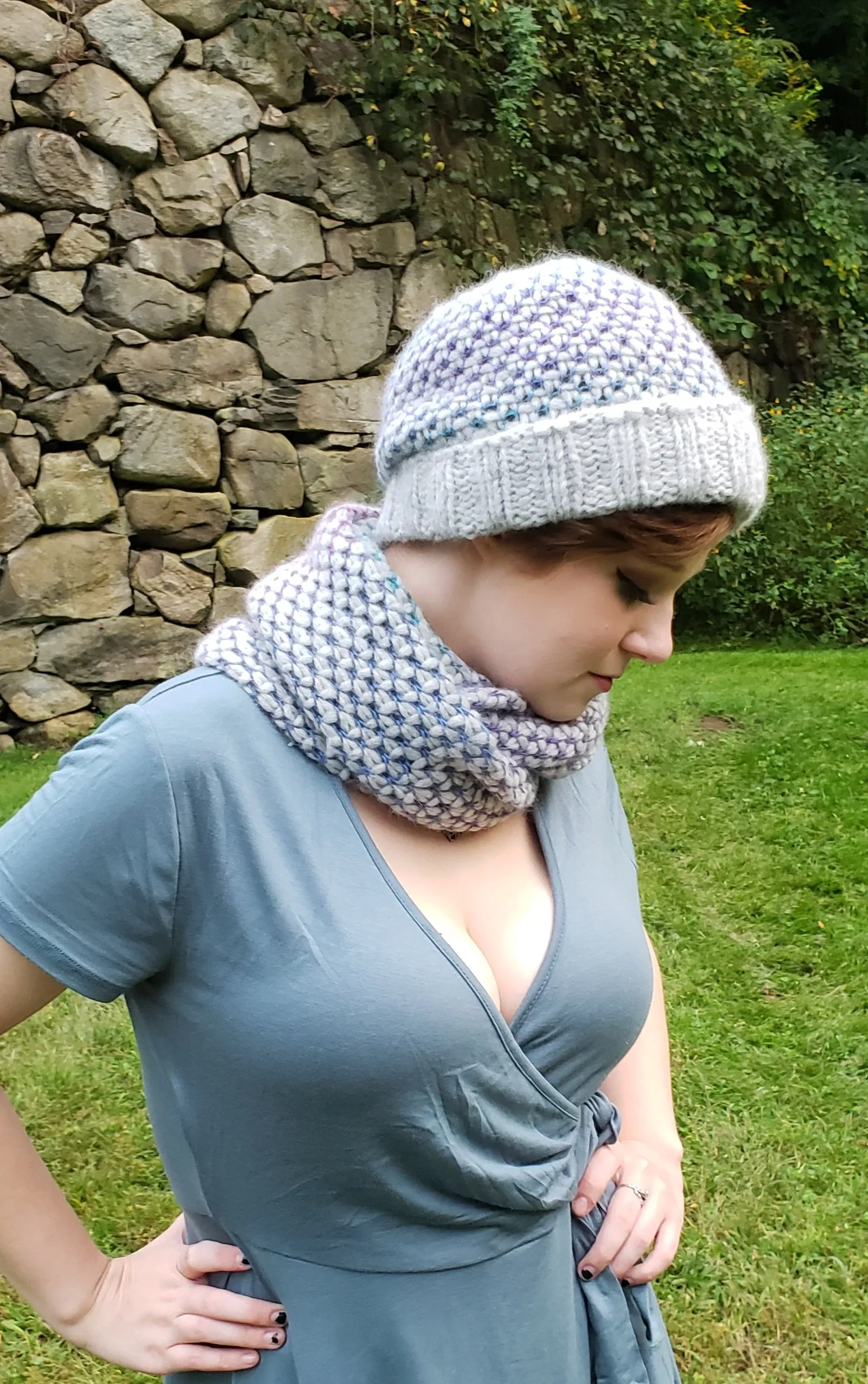 Winter's End Cowl and Hat Kit