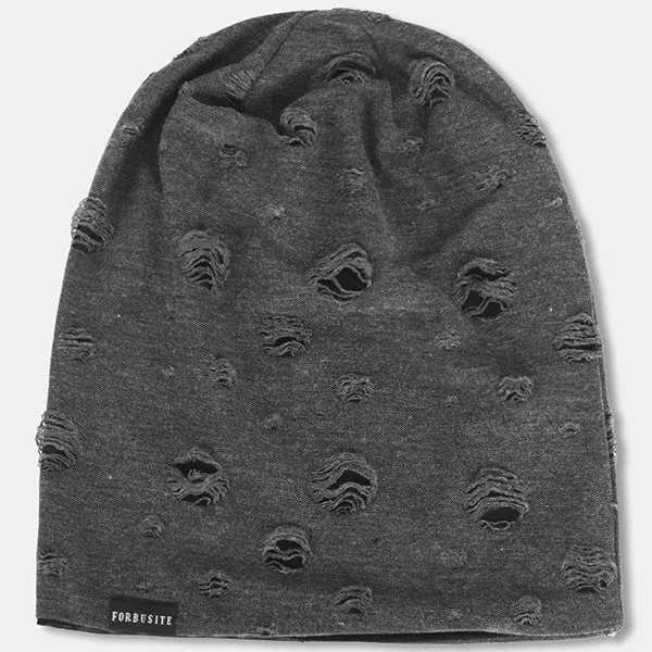 Women Lightweight Distressed Beanie Hat for Summer B405
