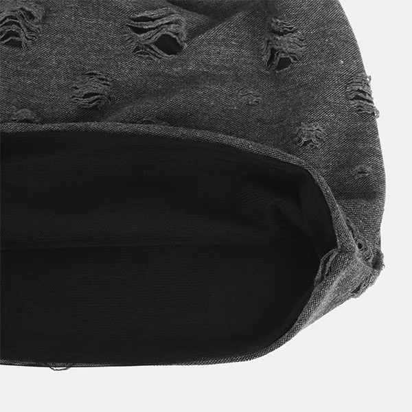 Women Lightweight Distressed Beanie Hat for Summer B405