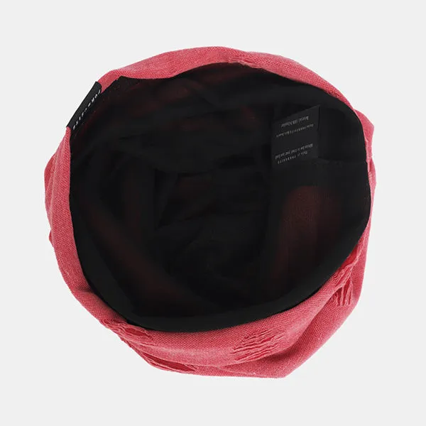 Women Lightweight Distressed Beanie Hat for Summer B405