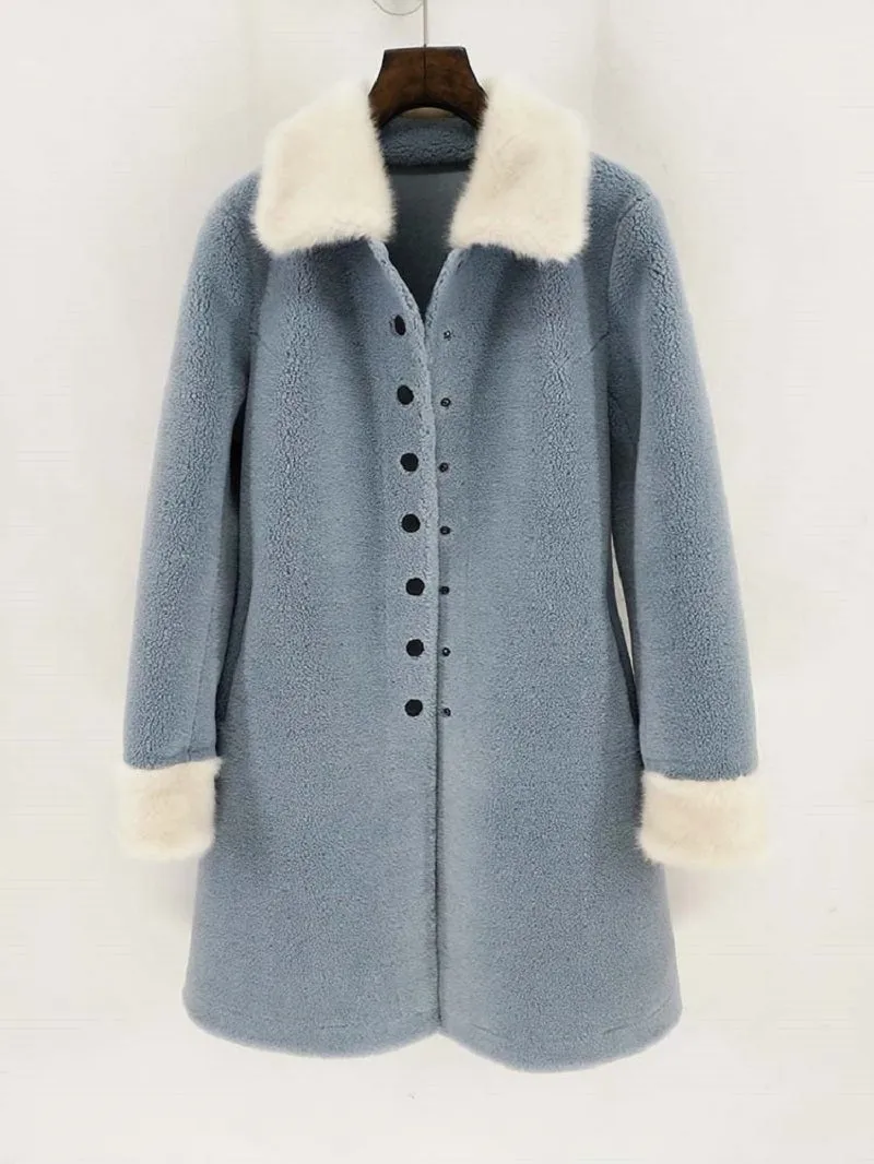 Women's Winter Slim Wool Long Coat