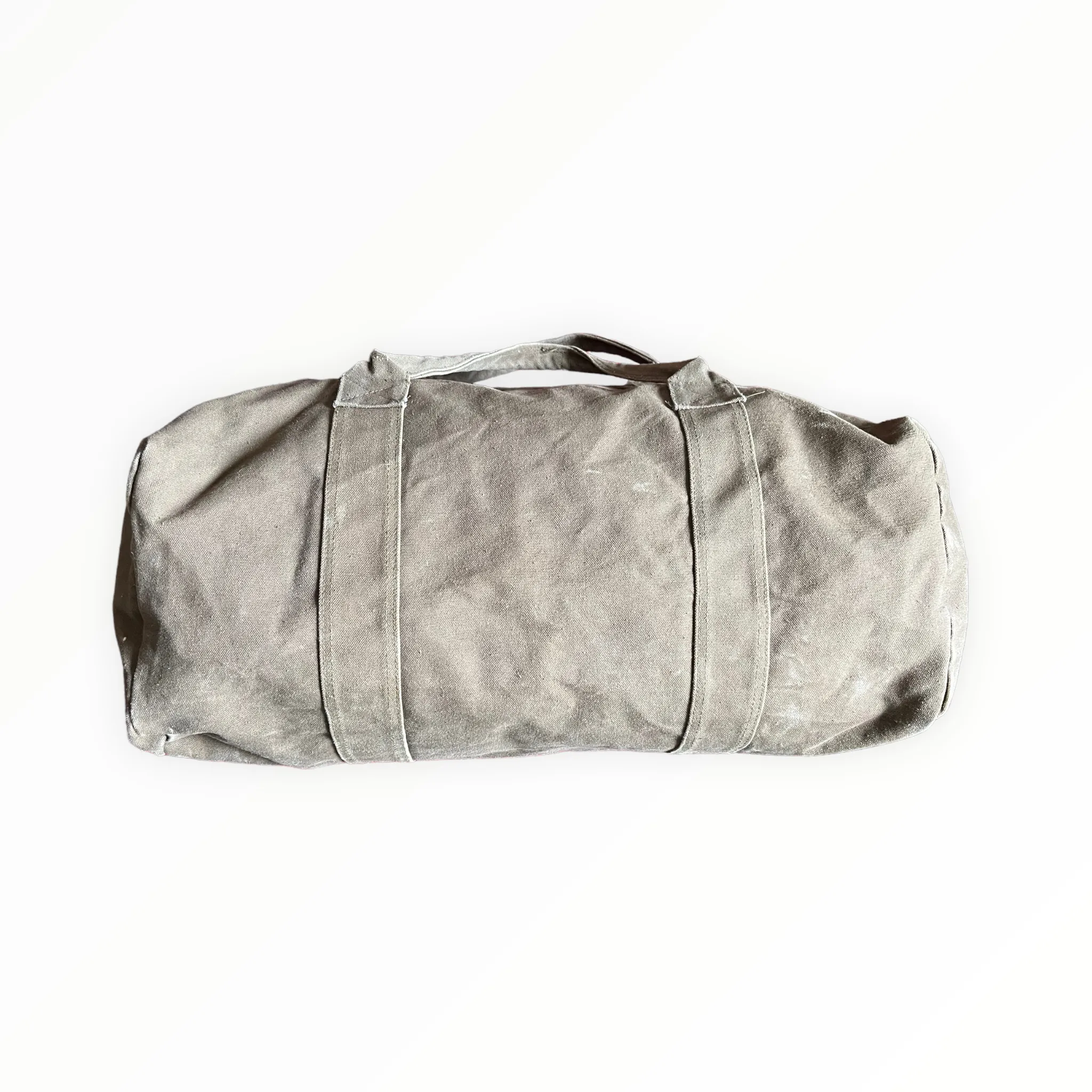 WWII Pilot Canvas Duffle Bag Stenciled