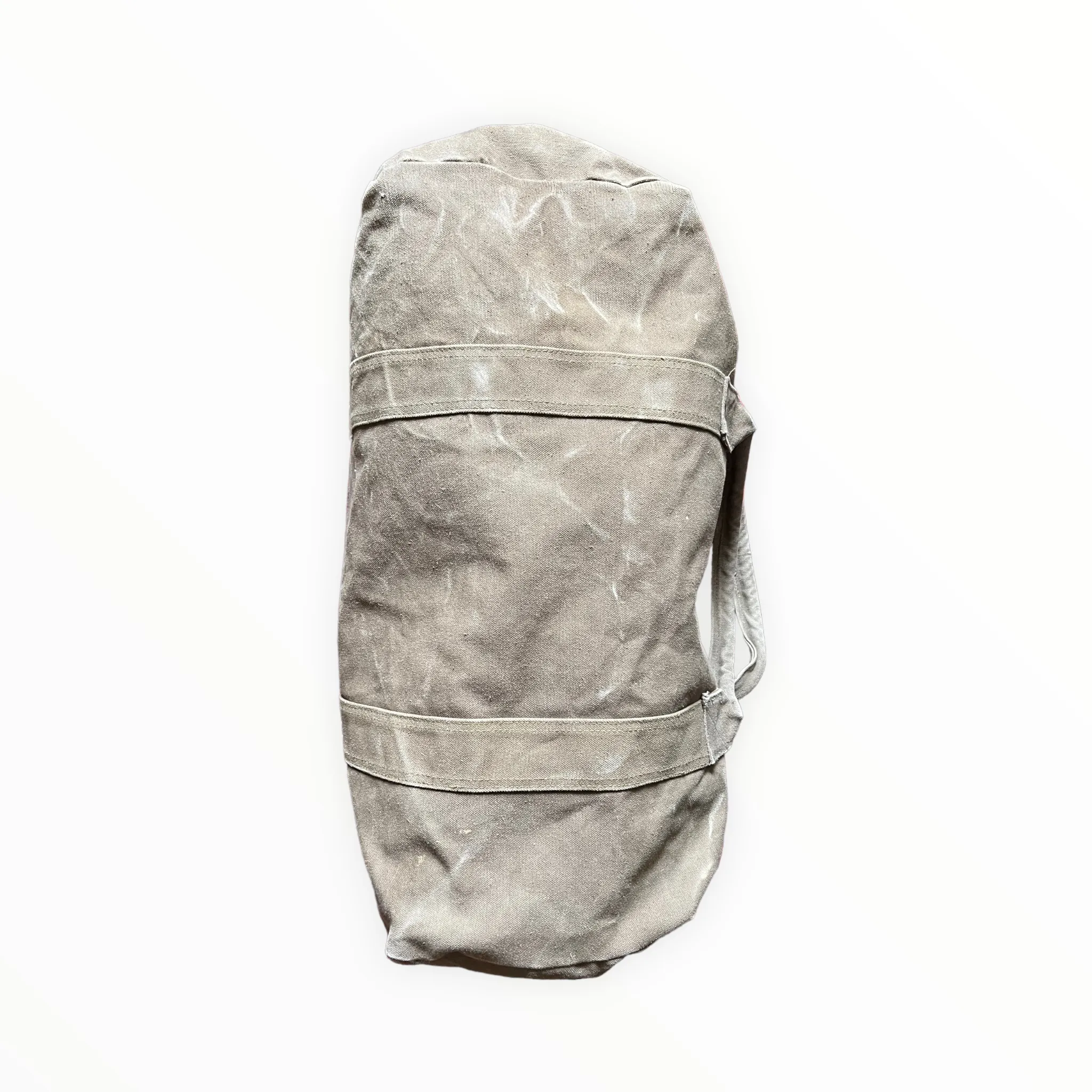 WWII Pilot Canvas Duffle Bag Stenciled