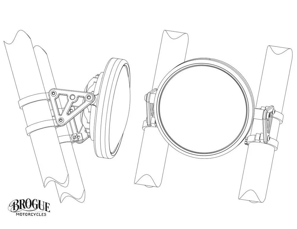 XSR700 - Brogue Collective - 7" LED Naked Headlight Kit 2022 